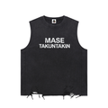 Snow Washed Raw-Hem Tank Top