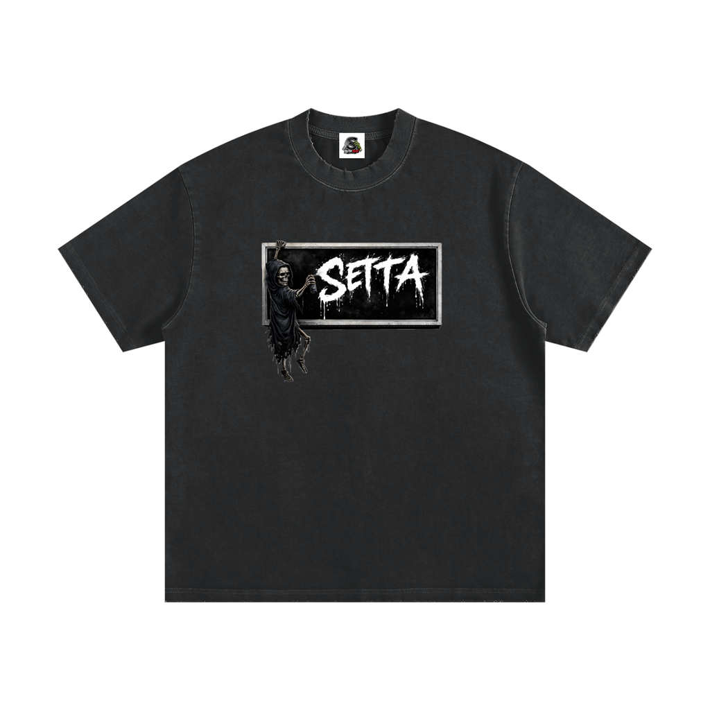 Heavyweight Vintage Washed Frayed T-Shirt
